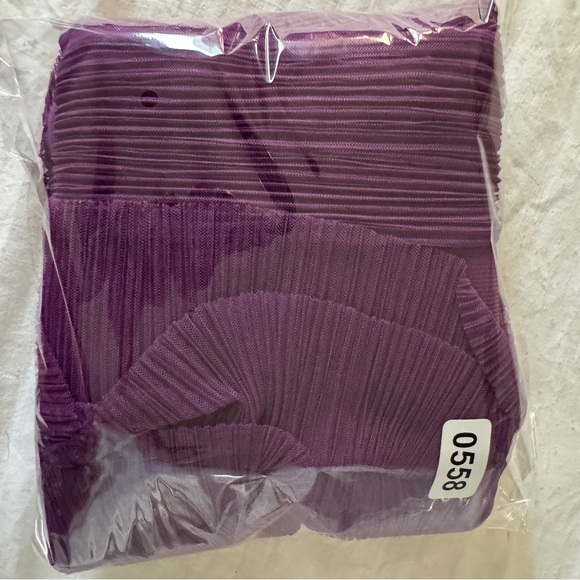 BCBG MaxAzria Jorie Dark Orchid Tulle Tiered Sheath Dress Size 0 - Picture 14 of 14